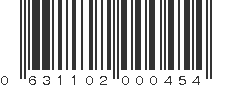 UPC 631102000454