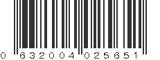 UPC 632004025651