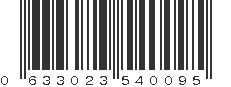 UPC 633023540095