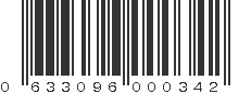 UPC 633096000342