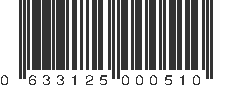 UPC 633125000510