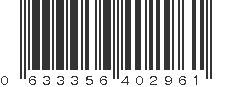 UPC 633356402961