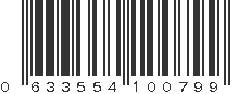 UPC 633554100799