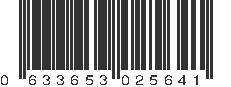 UPC 633653025641