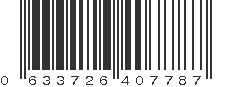 UPC 633726407787