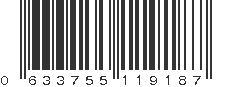 UPC 633755119187