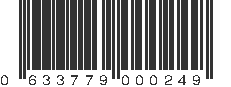 UPC 633779000249