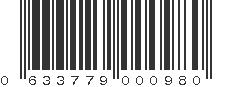 UPC 633779000980