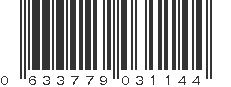 UPC 633779031144