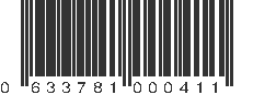 UPC 633781000411