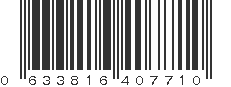 UPC 633816407710