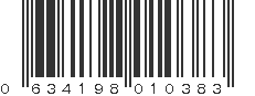 UPC 634198010383