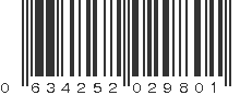 UPC 634252029801