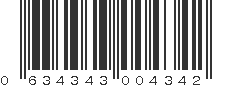 UPC 634343004342