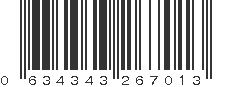 UPC 634343267013