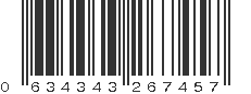 UPC 634343267457