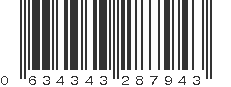 UPC 634343287943