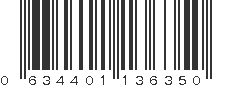 UPC 634401136350