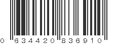 UPC 634420836910