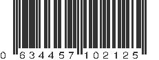 UPC 634457102125