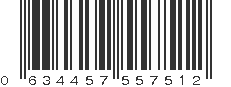 UPC 634457557512