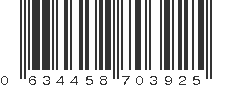 UPC 634458703925