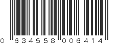 UPC 634558006414