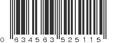 UPC 634563525115