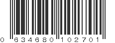 UPC 634680102701