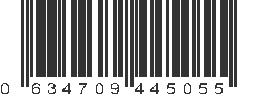 UPC 634709445055