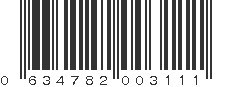 UPC 634782003111