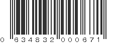 UPC 634832000671