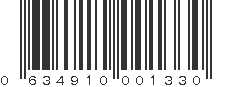 UPC 634910001330