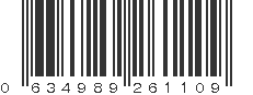 UPC 634989261109