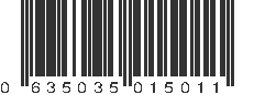 UPC 635035015011