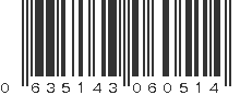 UPC 635143060514