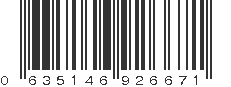 UPC 635146926671