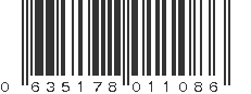 UPC 635178011086