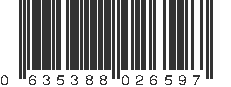 UPC 635388026597