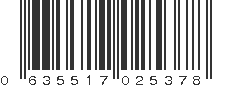 UPC 635517025378