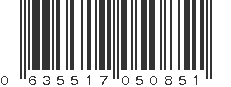 UPC 635517050851