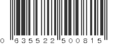 UPC 635522500815