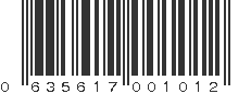 UPC 635617001012