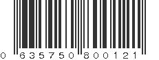 UPC 635750800121