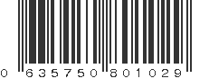 UPC 635750801029