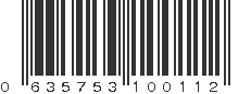 UPC 635753100112