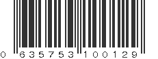 UPC 635753100129