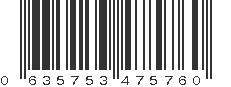 UPC 635753475760