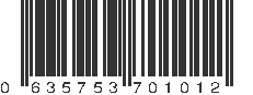 UPC 635753701012