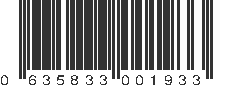 UPC 635833001933